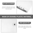 thumbnail image 3 of TABLZONE 2-Pack White PVC Binder Covers Protective Sleeve for Loose Leaf Planner Accessories, 3 of 6