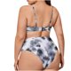 thumbnail image 4 of Traje de baño dividido para mujer de color degradado con efecto tie-dye de talla grande para mujer gorda a la moda para mujer Fridja  nalpqowj59972, 4 of 7
