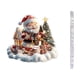 thumbnail image 1 of Colgante de llave de acrílico 2D clásico con diseño de Papá Noel y muñeco de nieve para espejo retrovisor de coche., 1 of 5