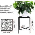 thumbnail image 2 of Metal Flower Pot Stand, Flower Pot Rack, Indoor Outdoor Stand (Plants Not Included), 2 of 6