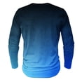 thumbnail image 4 of Mens Sweatshirt 2025 Mens Gradient Color Shirts Fashion Crew Neck Button Long Sleeve Pullover Tops Fall Printed Slim Fit Relaxed T Shirt, 4 of 4