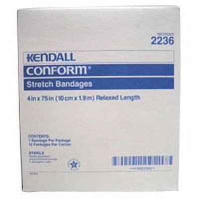 Conform Stretch Gauze Sterile Bandage - 4 Inches X 75 Inches - 12 Ea