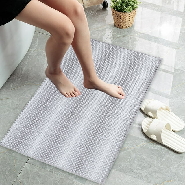 onlyliua Ofertas Del Día Felpudo de Microfibra Extra Grueso a Rayas, Antideslizante, para Entrada de Baño y Cocina, Absorbente de Agua, para Puerta de Baño y Cocina.