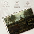 thumbnail image 6 of Elephant Stock The Parsonage Garden At Nuenen Wall Art - Horizontal Canvas Wall Art - Living Room Wall Decor - Nature Canvas - Gray And Green Decor By Vincent Van Gogh - 51" x 34", 6 of 8