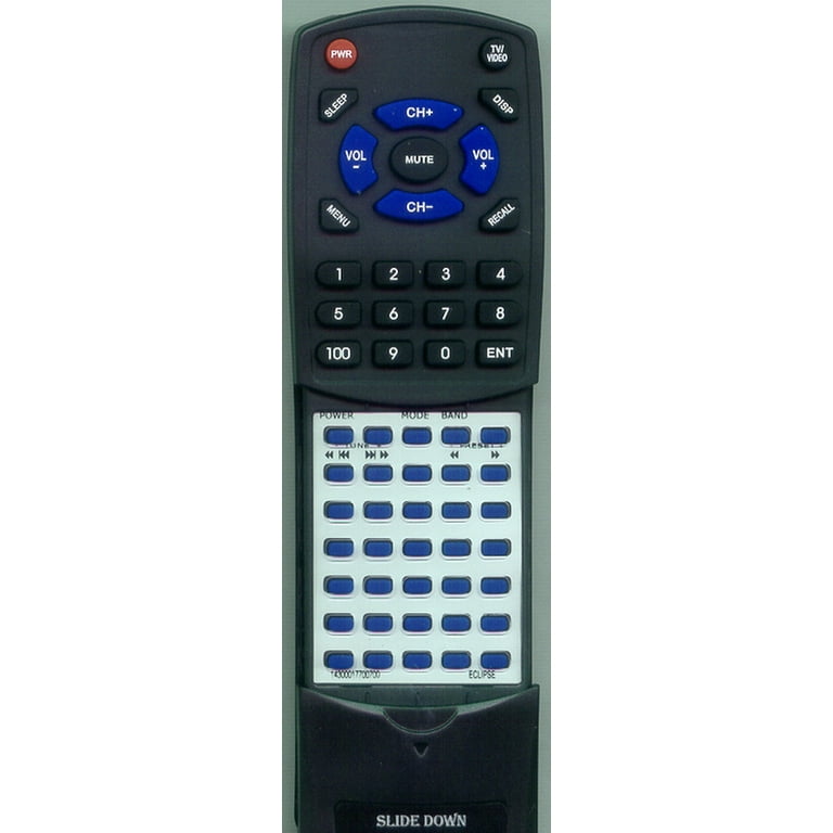 Replacement Remote for ECLIPSE 143000-17700700, AV5101MT, CD8443, AVN5435,  CD8061, 55040, 55040 CC, 55040CC, 5504, 5504 CC, 5504CC, 1602, CD8051, CD8