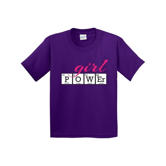 Inktastic Girl Power Youth T-Shirt