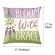thumbnail image 3 of YiJuHui Summer Decorative Pillow Covers 45x45cm Floral Pattern Soft Breathable Cushion Case for Sofa Bedroom Patio Living Room Decor Home Accents, 3 of 5