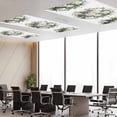 thumbnail image 5 of Fluorescent Light Covers 2 Pack 4x2 ft White Roses Ceiling Light Covers Watercolor Flowers Light Filters for Classroom, Office & Home, Drop Ceiling Light Covers, 5 of 8