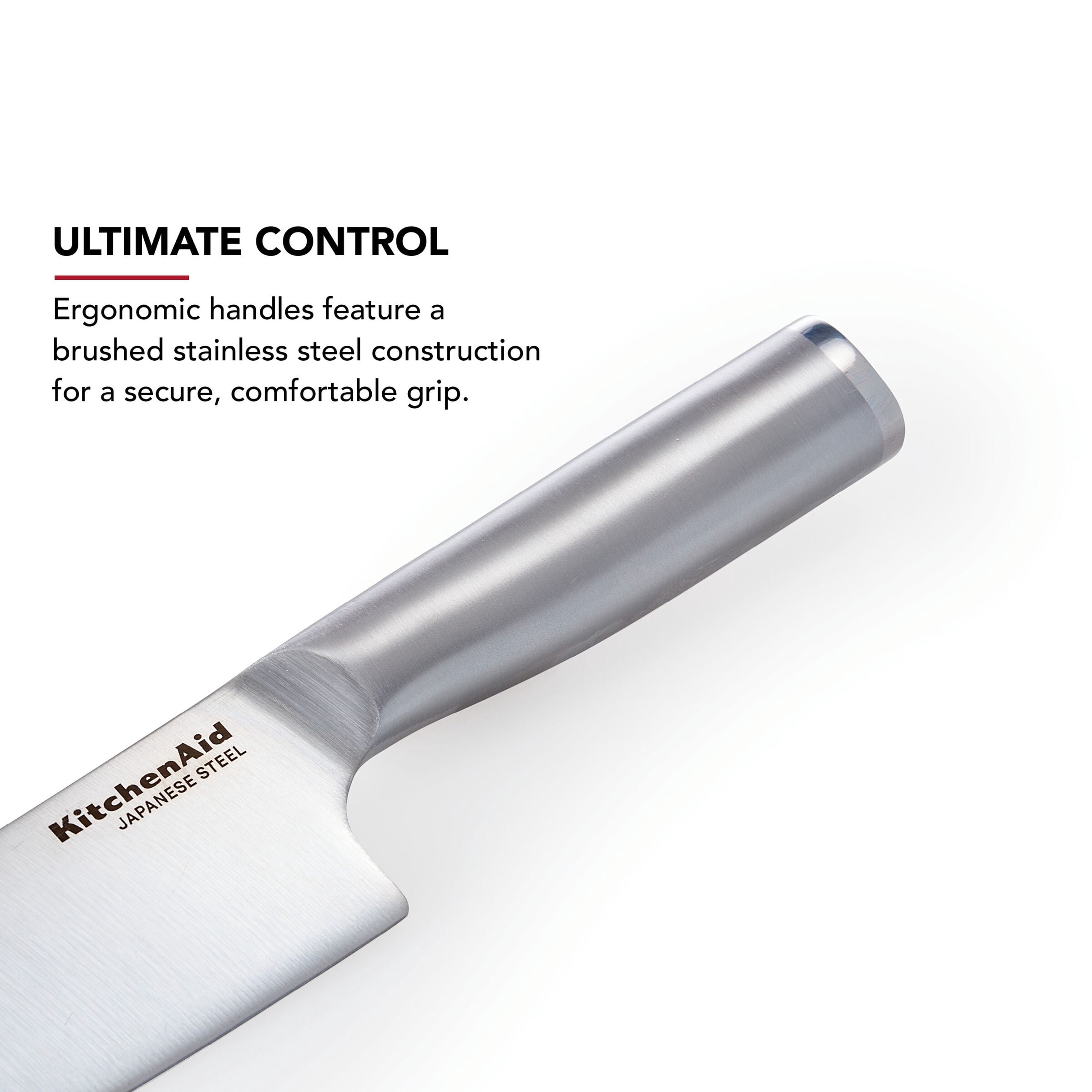 KitchenAid Gourmet 14-Piece Two-Tone Black Knife Block Set, Stainless Steel Handles