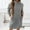 Grey, variant on TINZ Solid Winter Autumn And Long Sleeved Sweater Hooded Dress Color Women's Hoodies Sweatshirts Women Hoodie Sleeve Hoodie Jacket Women