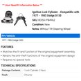 thumbnail image 2 of Ignition Lock Cylinder - Compatible with 1977 - 1985 Dodge D150 1978 1979 1980 1981 1982 1983 1984, 2 of 2