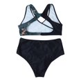 thumbnail image 4 of Gibobby Trajes de Baño para Mujer Bikini sexy para mujer Cintura alta Estampado de puntos Estación independiente Traje de baño dividido(Negro,M), 4 of 4