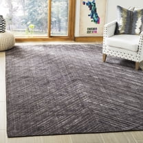 SAFAVIEH Mirage Normand Chevron Area Rug, Charcoal, 9' x 12'