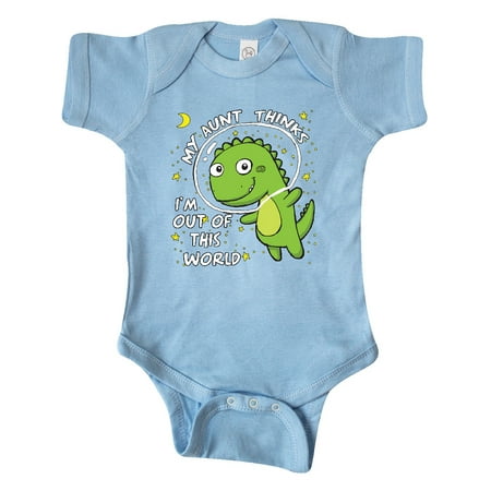 

Inktastic My Aunt Dinosaur Gift Baby Boy or Baby Girl Bodysuit