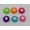 100Pcs Flower 10mm, variant on U8MO Mixed Candy Color Cute Acrylic Beads White Center Pick Your Shape-100Pcs Flower 10mm