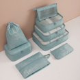 thumbnail image 4 of Bolsa de almacenamiento de ocho piezas de tela Oxford de sarga para viajes Bolsa de clasificación de ropa de viaje, 4 of 4