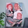 thumbnail image 2 of Vintage Poster - RIP Hulk Hogan Poster – Style 1980s Hulk Hogan and Cindy Lauper - Size 24x36 - Kiloa, 2 of 5