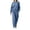 Light Blue, variant on QQZ Wide Leg Pants 2 Piece Outfit For Women, Workout Sets For Women, Long Sleeve Top And Palazzo Pants Casual Tracksuit