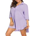 thumbnail image 3 of Hauts de Couverture de Maillot de Bain pour Femmes Chemises de Couverture de Maillot de Bain pour Dames Robe Courte Bikini Tunique de Plage, 3 of 8