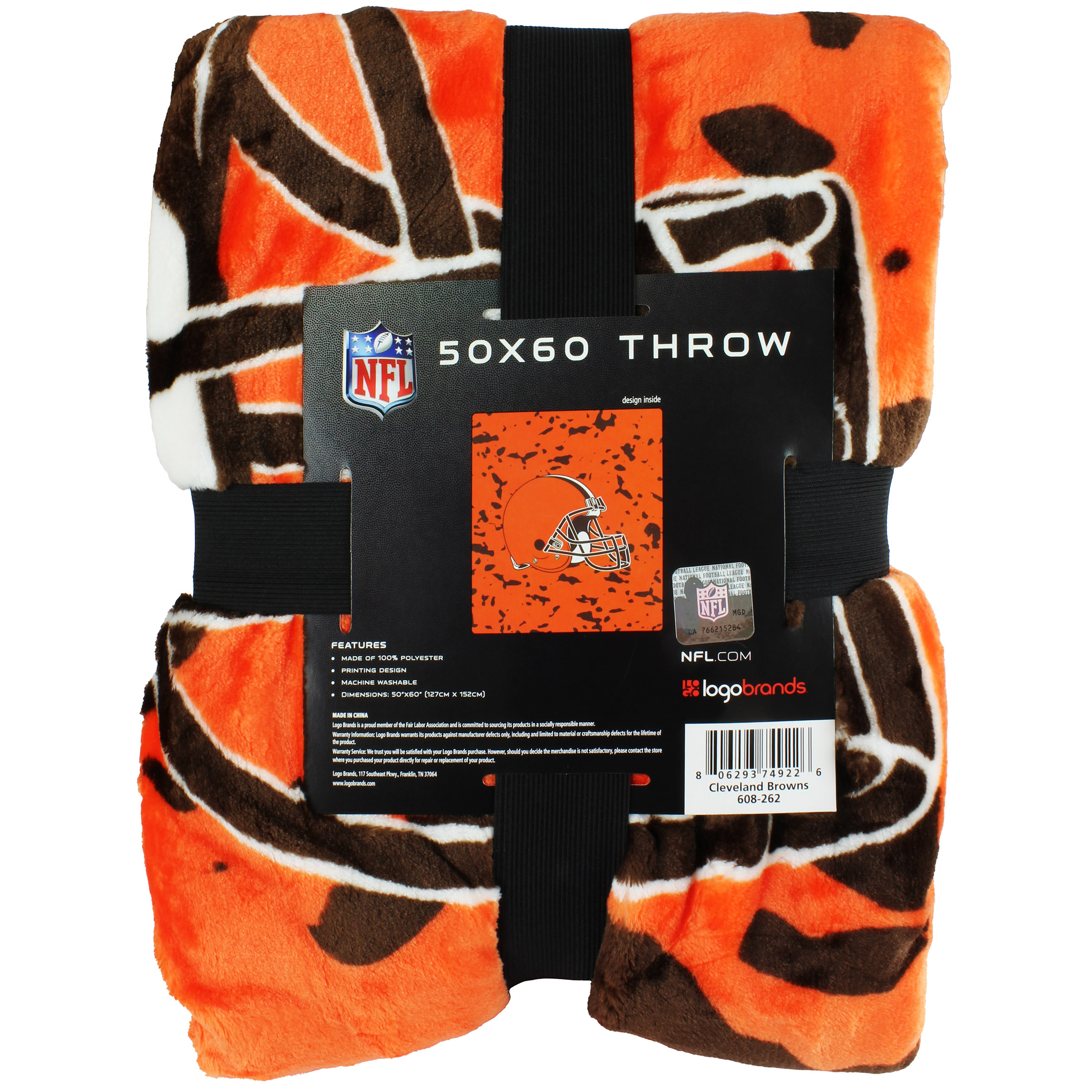 Cleveland Browns 50 x 60 Teen Adult Unisex Comfy Throw Blanket - image 3 of 5