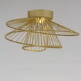 thumbnail image 2 of 20 Inch 12W 1 Led Flush Mount-Natural Aged Brass Finish Maxim Lighting 24170Nab, 2 of 5