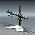 thumbnail image 3 of Ergotech 100-D16-B02 - Stand (pole, 2 pivots, stand base, crossbar) - for 2 LCD displays - black - screen size: 17"-21" - desktop stand, 3 of 3