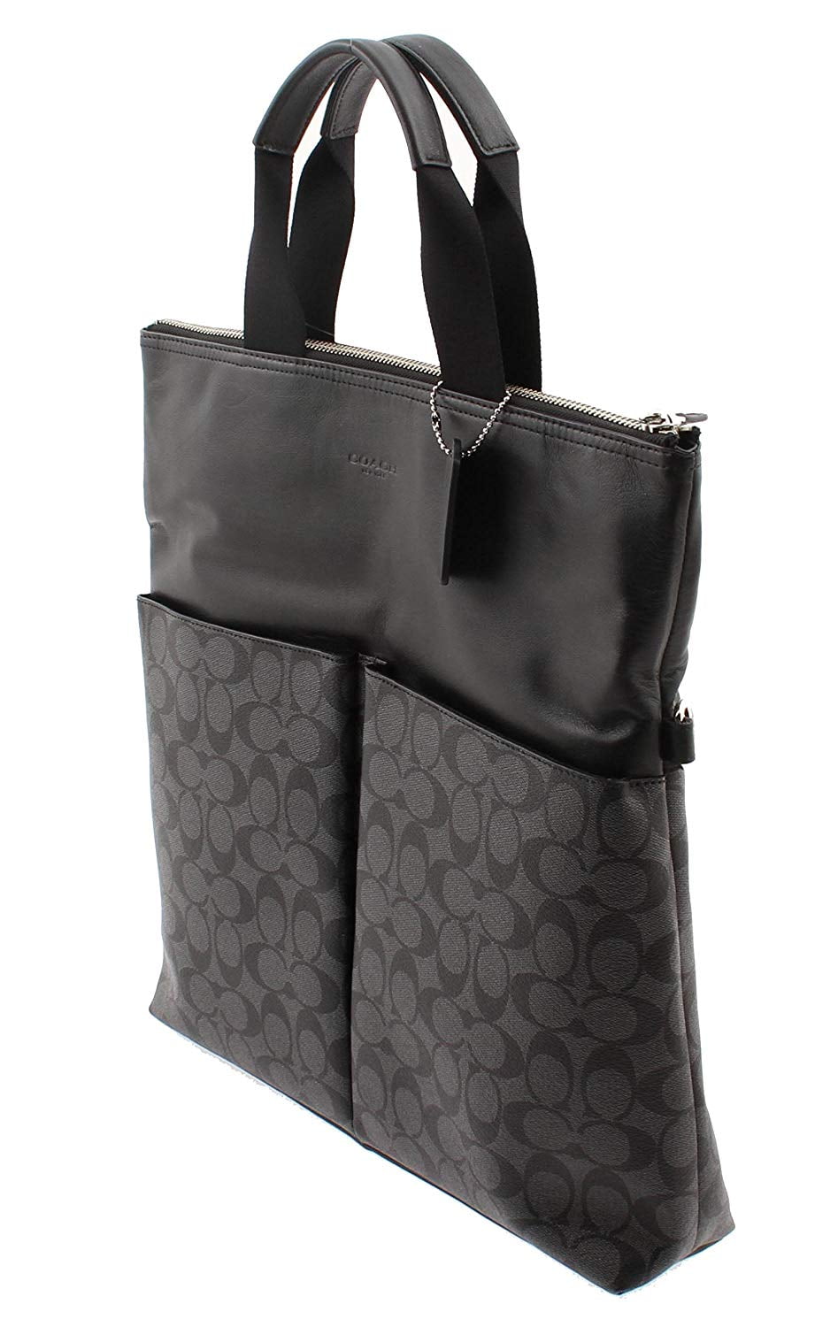 coach mens foldover tote