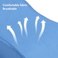 thumbnail image 3 of Almohada De Elevación De Piernas, Almohada De Cuña Para Piernas, Esponja Elástica, , Fácil Limpieza, Azul Para Después De La Cirugía, 3 of 7
