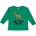 thumbnail image 3 of Inktastic Gigi and Poppy Love Me Dinosaur Boys Long Sleeve Toddler T-Shirt, 3 of 5
