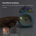 thumbnail image 3 of Girls Alarm Clock, Silent Clock With Night Light & Loud Alarm, Pink, 3 of 5