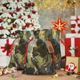 thumbnail image 5 of Fuzoiu Ferocious Dinosaur Print Christmas Gift Bag,Burlap Gift Bag with Drawstring Closure & Hang Tag,Perfect for Holidays, Birthdays, and Special Occasions-Small, 5 of 7