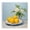 Lemons and Hydrangea Still Life, variant on Stupell Industries Eclectic Summer Flowers & Fruit Black Floating Frame Canvas Art, 18 x 18, by Creative Studio