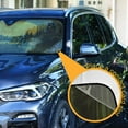 thumbnail image 3 of Qxltty Dark Ancient City Car Windshield Sunshades Foldable UV Rays Sun Visor Protector Keep Your Vehicle Cool 55×27.6in, 3 of 8