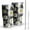 Black White Flower, variant on 30oz Black White Flower Pattern Tumblers Stainless Steel Tumbler with Lid and Straw,Vacuum Insulated Double Wall Travel Tumbler Cups Mug with Cleaning Brush for Coffee,Tea