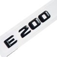 thumbnail image 1 of ZWEIP Car Rear Tail Emblem Number Letters Car Sticker For Mercedes Benz E200 E 200 Chrome Silver/ Matte Black, 1 of 2