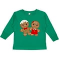 thumbnail image 3 of Inktastic Gingerbread Couple Boys or Girls Long Sleeve Toddler T-Shirt, 3 of 5