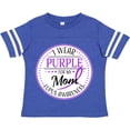 thumbnail image 3 of Inktastic I Wear Purple for my Mom- Lupus Awareness Boys or Girls Toddler T-Shirt, 3 of 5
