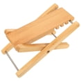 thumbnail image 4 of WEUVEB Stable Foot Shelf Guitar Foot Pedal Bamboo Light Yellow 1Pcs For Guitarists, 4 of 8