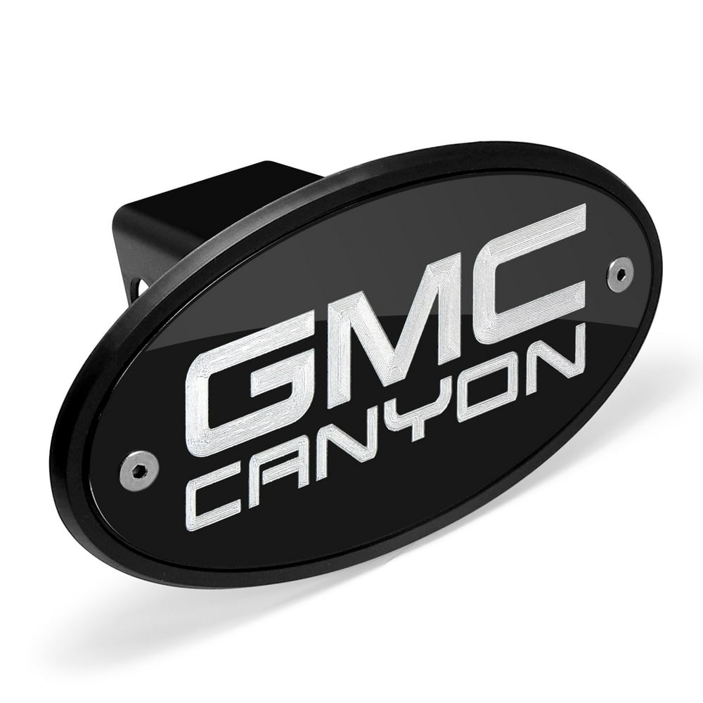 GMC Canyon Black Metal Plate 2 inch Tow Hitch Cover
