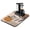 Non-Slip, variant on Jungle Hibiscus Palm Coffee Mat - Multi-Functional Absorbent Drying Mat with Tropical Print, Non-Slip Rubber Base for Stability