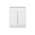 thumbnail image 4 of Furinno Shaker Drawer Base Kitchen Cabinet with 2-Doors, Ready to Assemble, 24 D x 27 W x 34.5 H, White, 4 of 9
