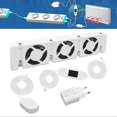 thumbnail image 1 of Radiator Fan Smart Radiator Convectors Booster Extension Set Ventilator Fan Universal Hot Air Circulation Energy Saving 30x7x3cm, 1 of 5