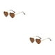 thumbnail image 3 of Qarigey Gafas de sol elegantes en forma de corazón y colores múltiples para gafas de moda Lente con marco de metal dorado Tac Type3 NO3, 3 of 6