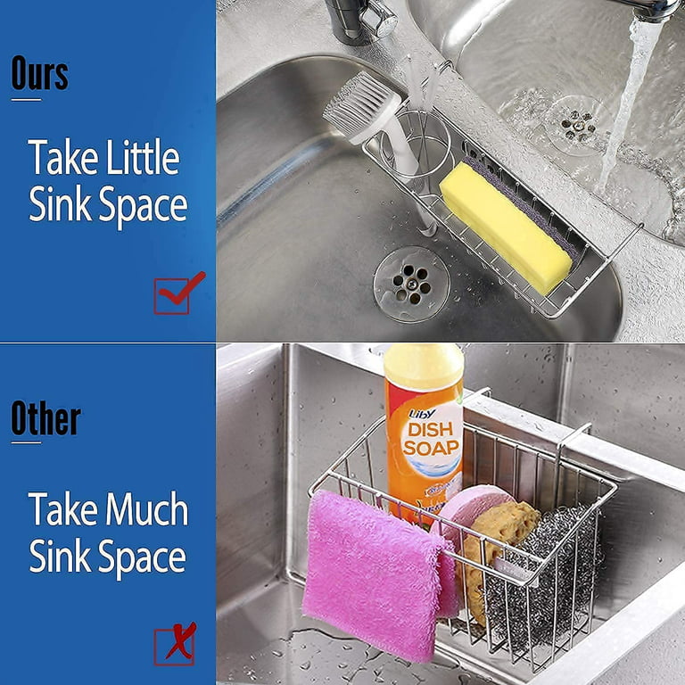 kitchen sink caddy holder for dish Soap or sink sponge holder - Brush –  sagler