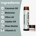 thumbnail image 3 of Bálsamo labial Kind Lips - Cuidado de labios nutritivo e hidratante con manteca de karité, cera de abejas y vitamina E | Sabor a menta dulce | 0,15 onzas (paquete de 3), 3 of 7