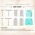 thumbnail image 7 of Zaldita Kids Girls Two Piece Dance Outfit Sparkly Crop Tank Sport Bra and Gymnastics Yoga Shorts Set Light Blue&Black 8, 7 of 7