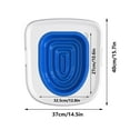 thumbnail image 3 of Cat Toilet Training Kit Plastic Sand Box Mat Cat Trainer Cat Toilet Cleanin, 3 of 5