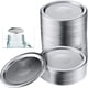thumbnail image 5 of Matsuzay Tapas para la boca Tapa sellada Hojalata Tipo dividido Tapas para conservas duraderas Diseño a prueba de fugas ampliamente utilizado Cocina y Comedor Plata Tapa plateada de 70 mm Matsuzay HA066111-03, 5 of 6