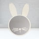 thumbnail image 2 of Pegatinas de pared de espejo acrílico DIY Decoración creativa Moda tridimensional Conejo, 2 of 8
