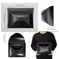 thumbnail image 2 of NACH Envelope Wall Mount Mailbox Maximum Rust Protection Metal Mailbox Black and Copper Mail Box Mailboxes for Outside Wall Mount Outdoor Mailboxes 13x4.7x10.2 Inches Wall Mailbox MB-6941, 2 of 5